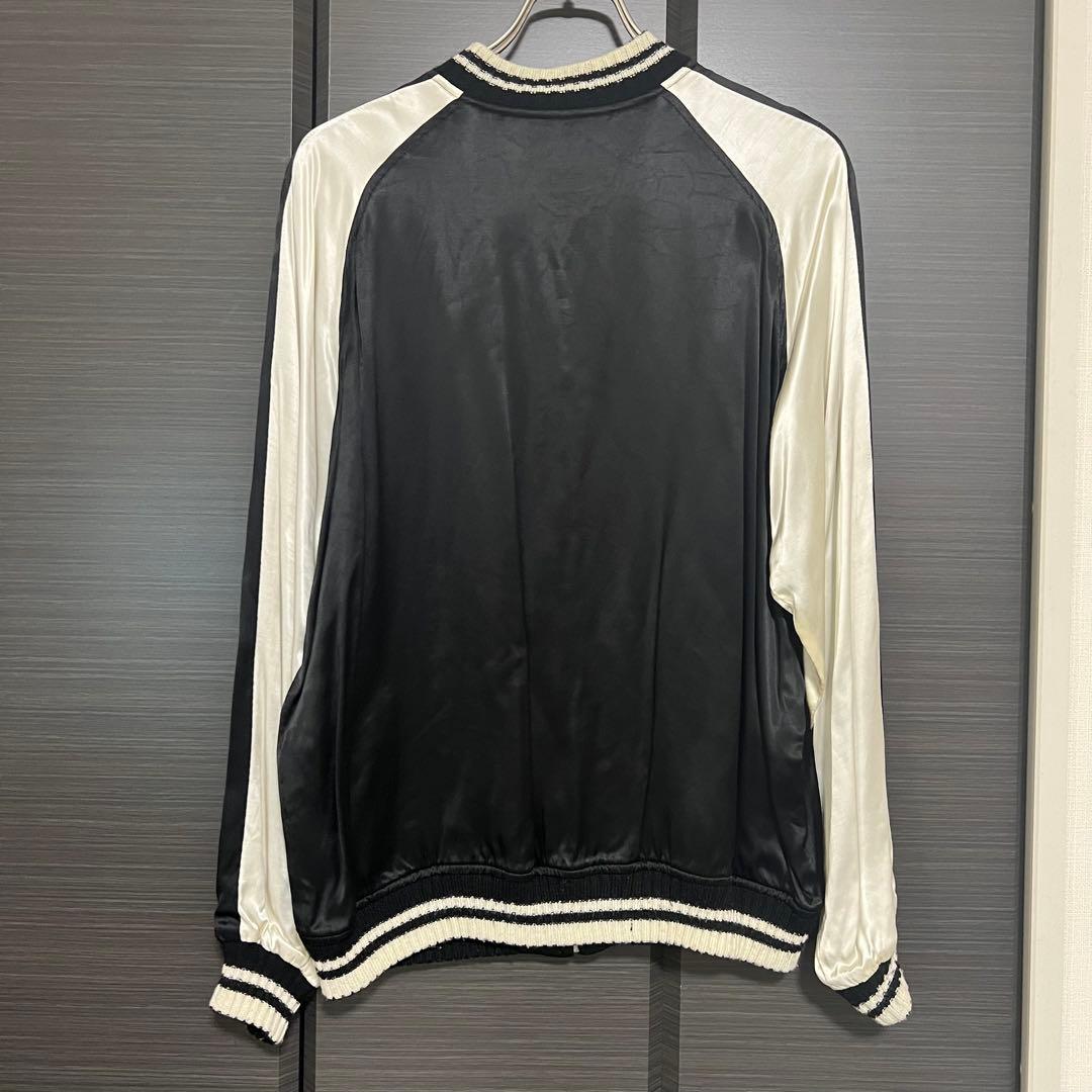 UNUSED アンユーズド スカジャン リバーシブル 黒 Lサイズ