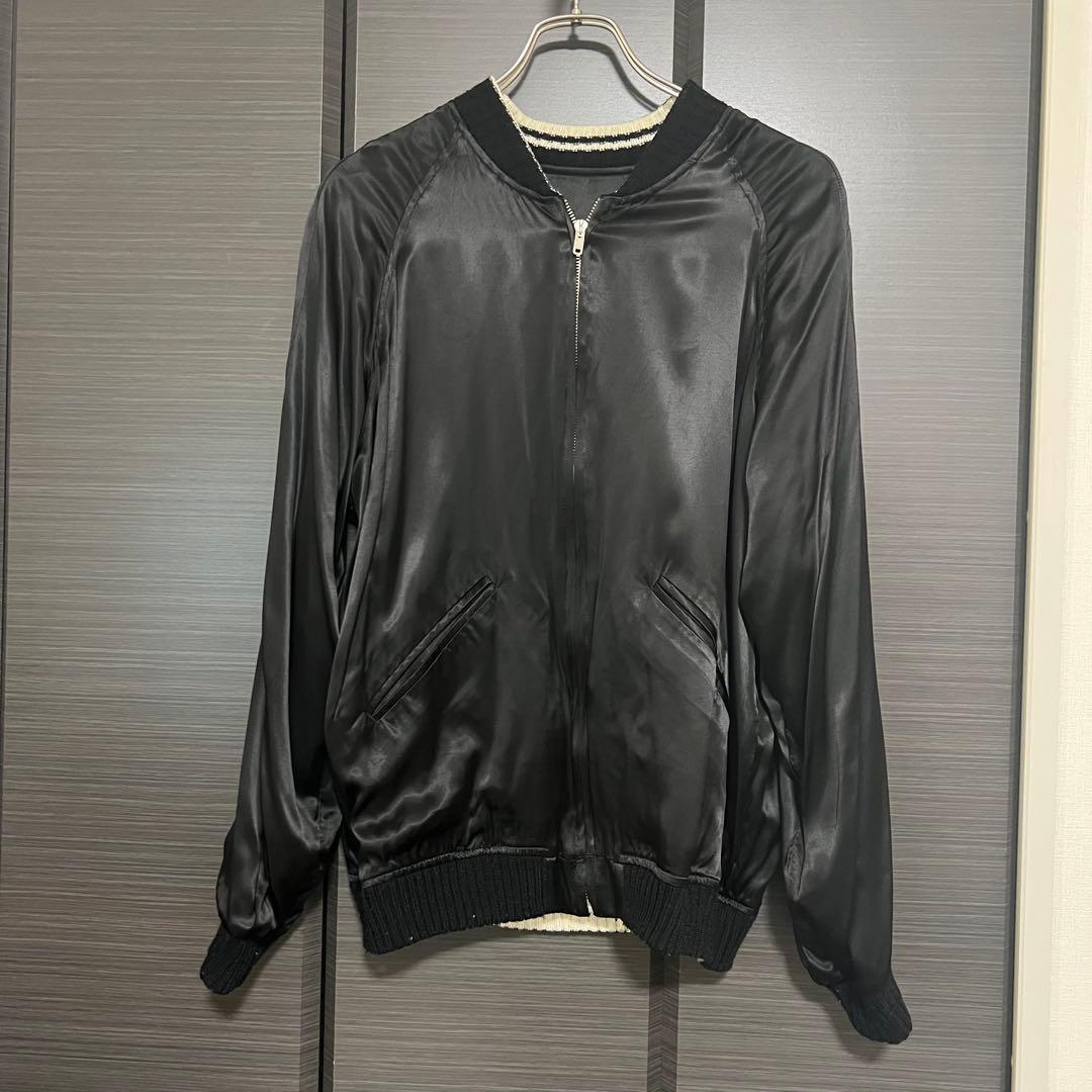 UNUSED アンユーズド スカジャン リバーシブル 黒 Lサイズ