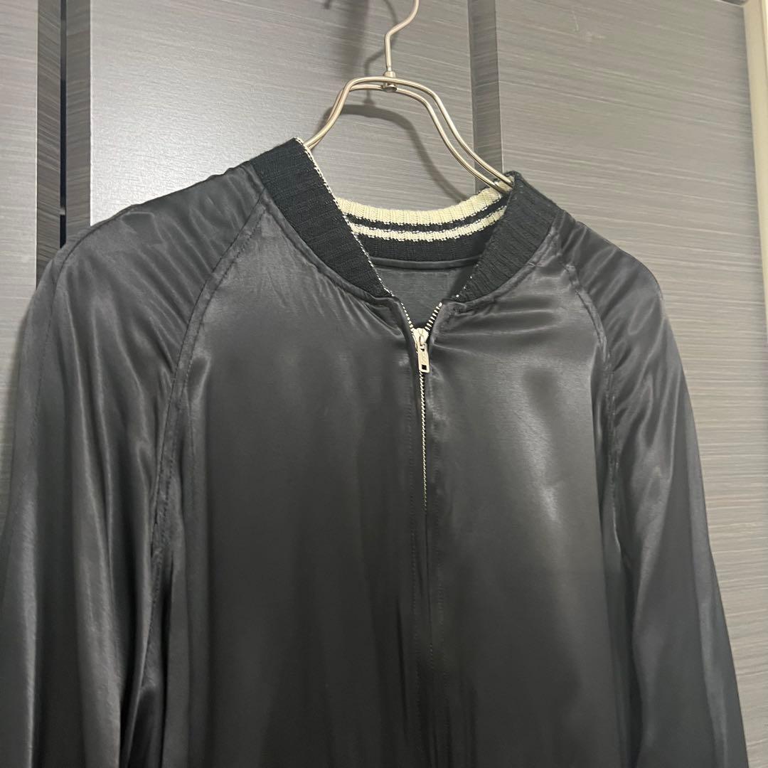 UNUSED アンユーズド スカジャン リバーシブル 黒 Lサイズ