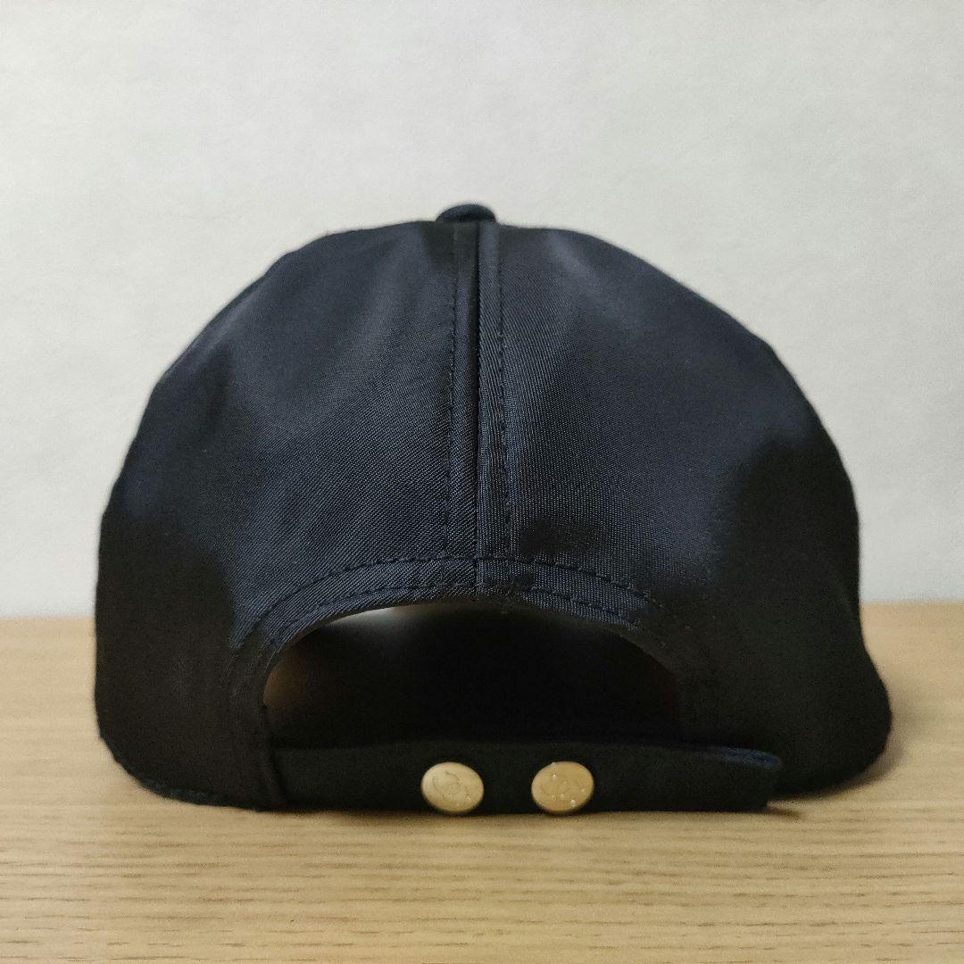 CHANEL CCロゴ刺繍 ベースボールキャップ 黒