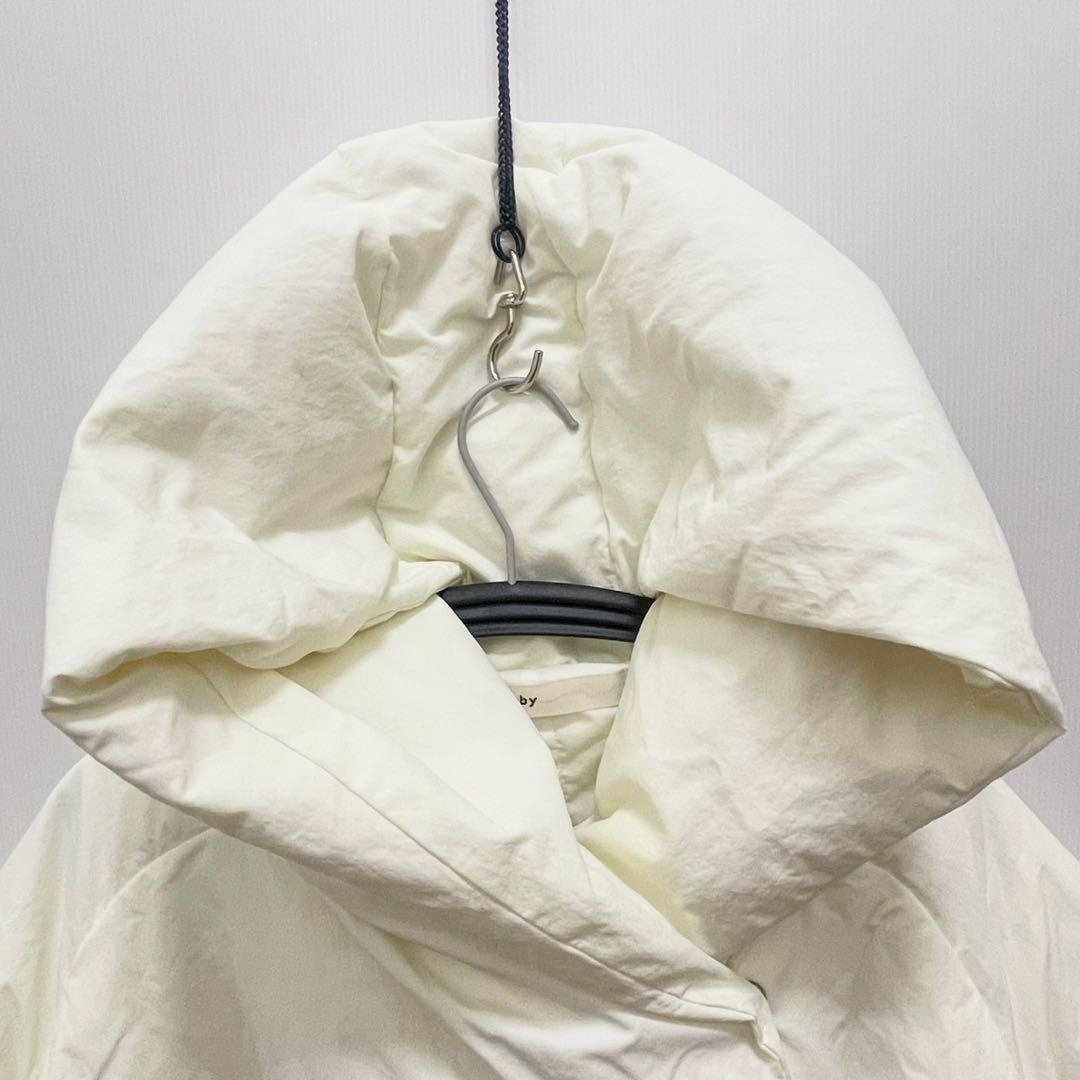 ブラックバイマウジー ショートダウンコート ダウンジャケット ホワイト S 冬