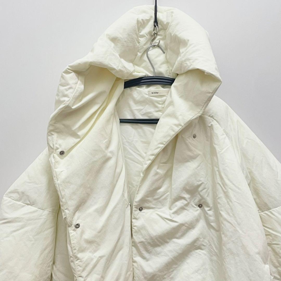 ブラックバイマウジー ショートダウンコート ダウンジャケット ホワイト S 冬