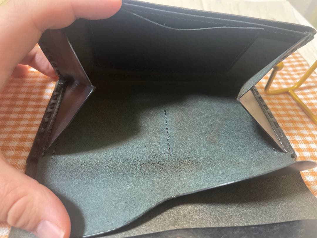 safuji 長財布　革　ブラック