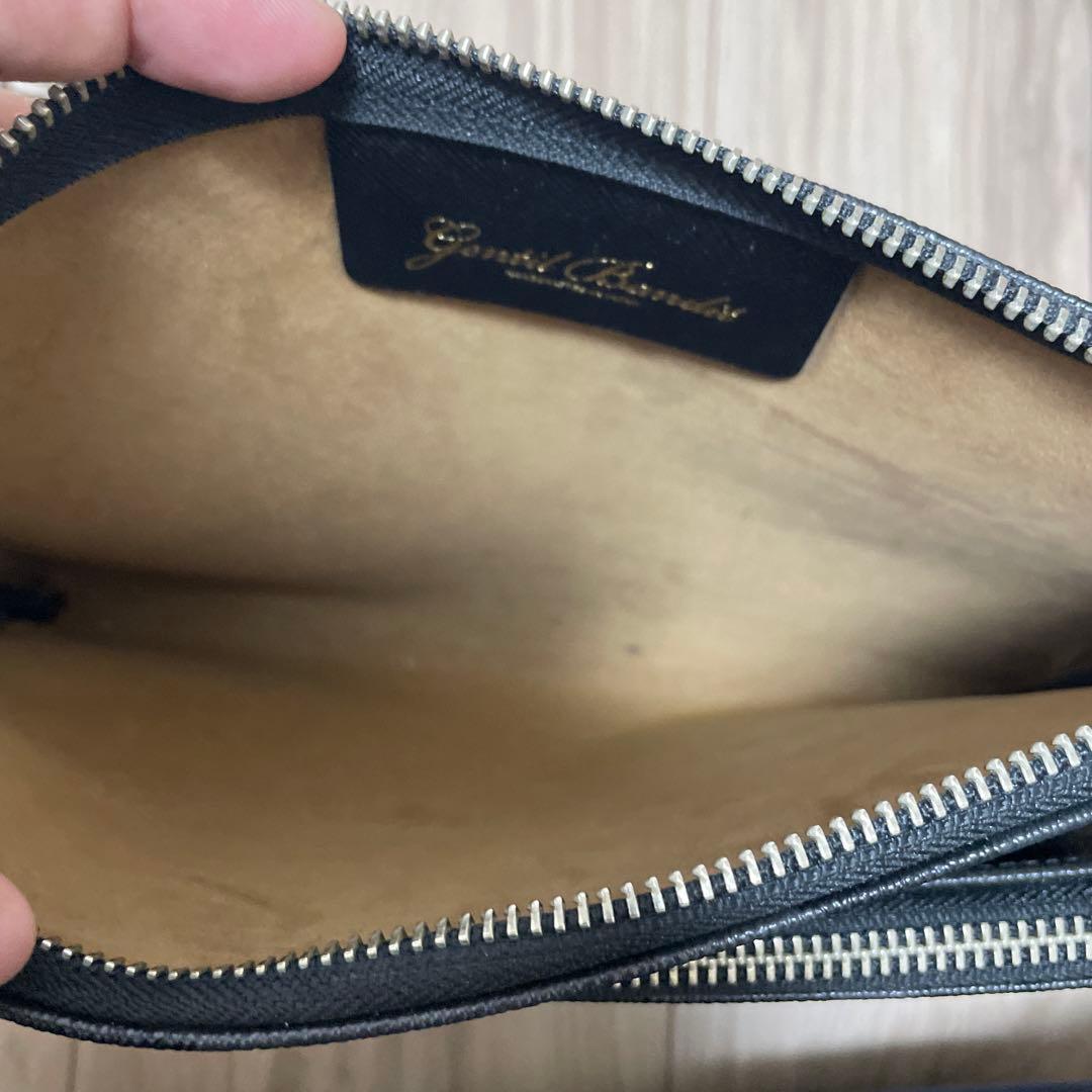 ジャンティバンティ　クロスボディバッグ　ブラックカモ　レザー　ショルダー