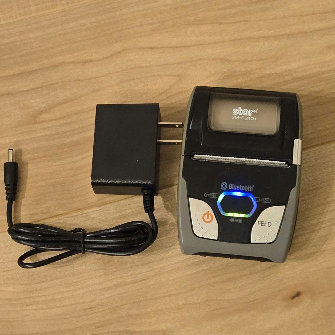 スター精密 SM-S210i Bluetooth モバイルプリンター 移動販売
