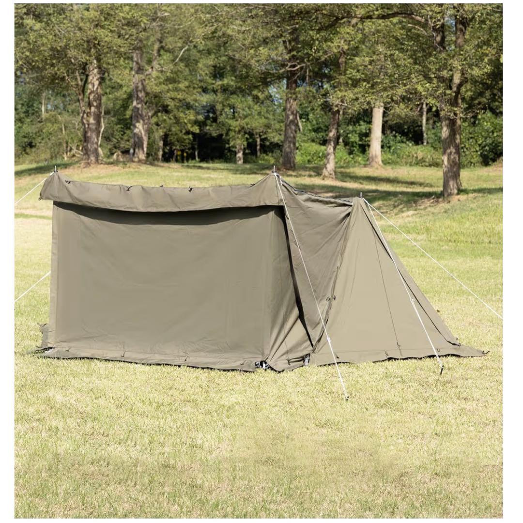 【美品】バンドックソロベースEX+フロントウォール+薪ストーブセット