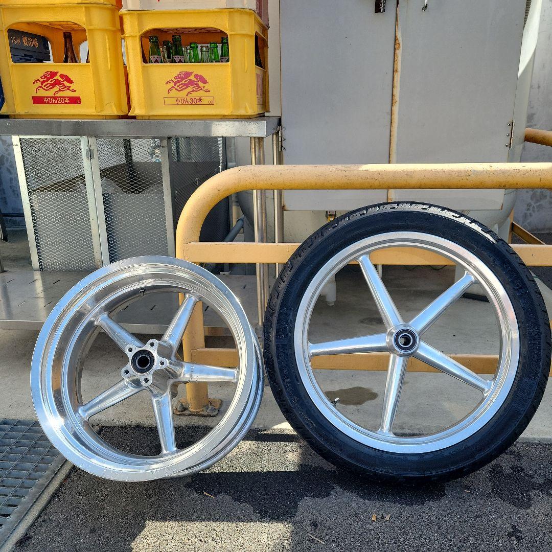 ハーレーダビットソンfxcwc純正ホイ－ルセット