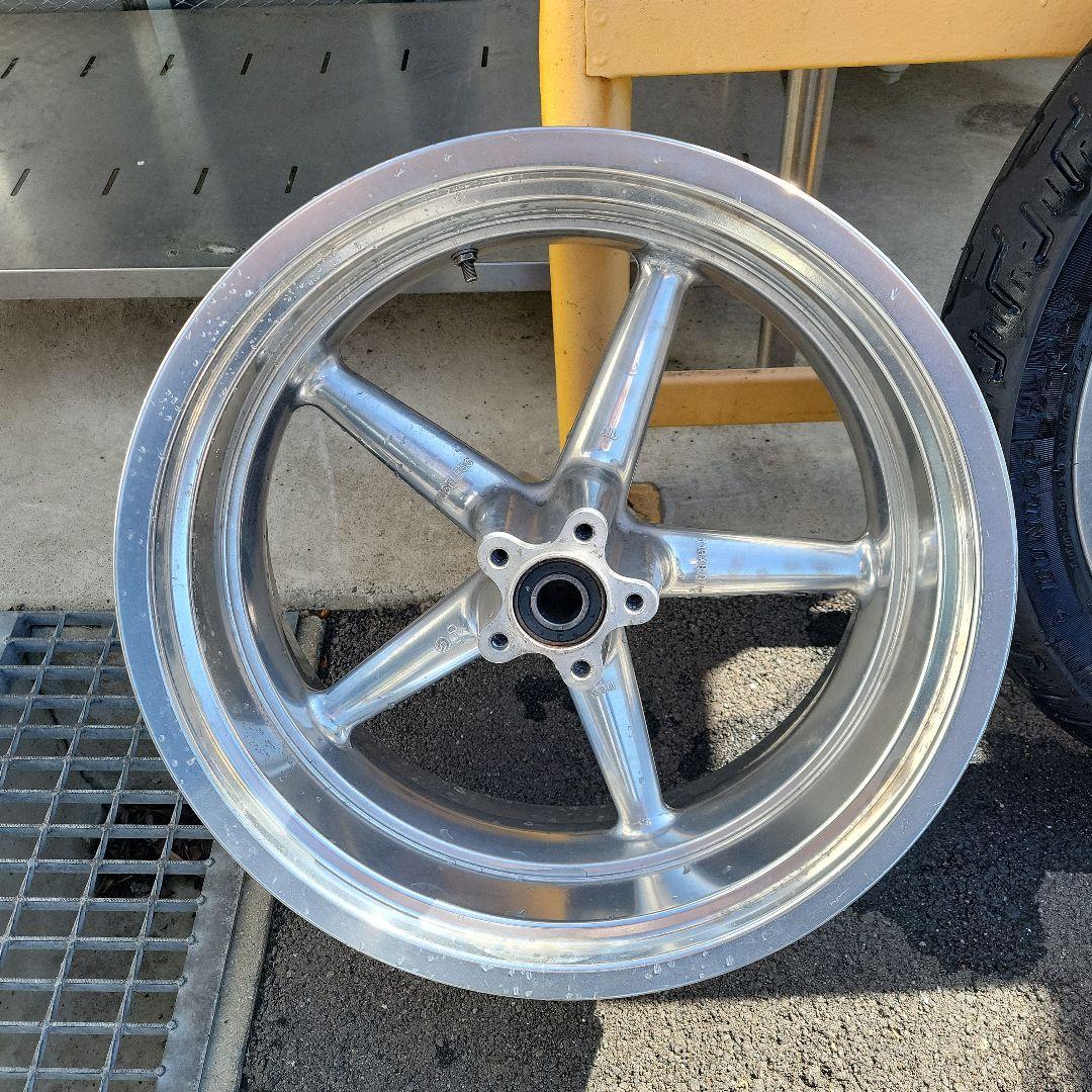 ハーレーダビットソンfxcwc純正ホイ－ルセット