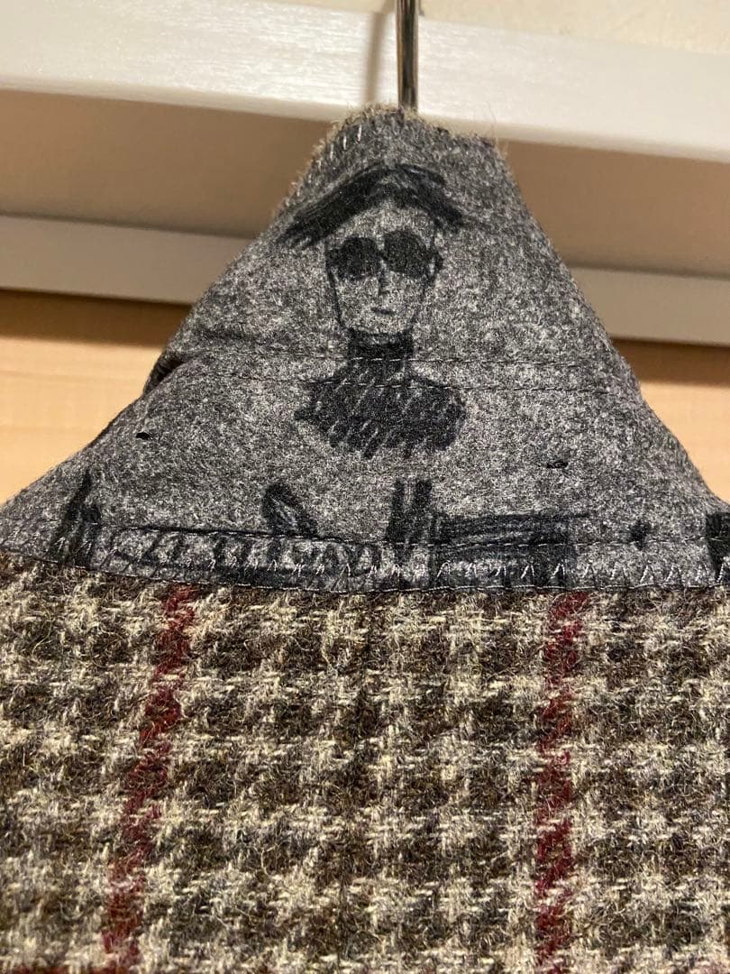 ポールスミス　チェック柄 ダブルブレスト チェスターコート