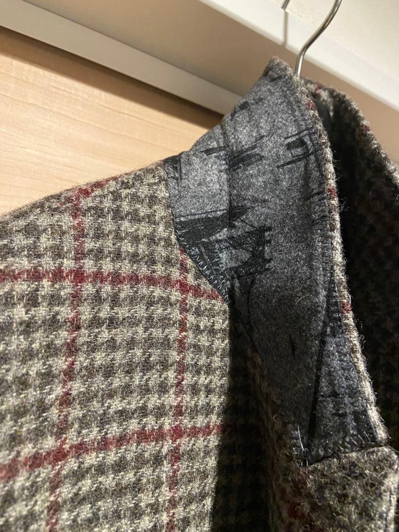 ポールスミス　チェック柄 ダブルブレスト チェスターコート