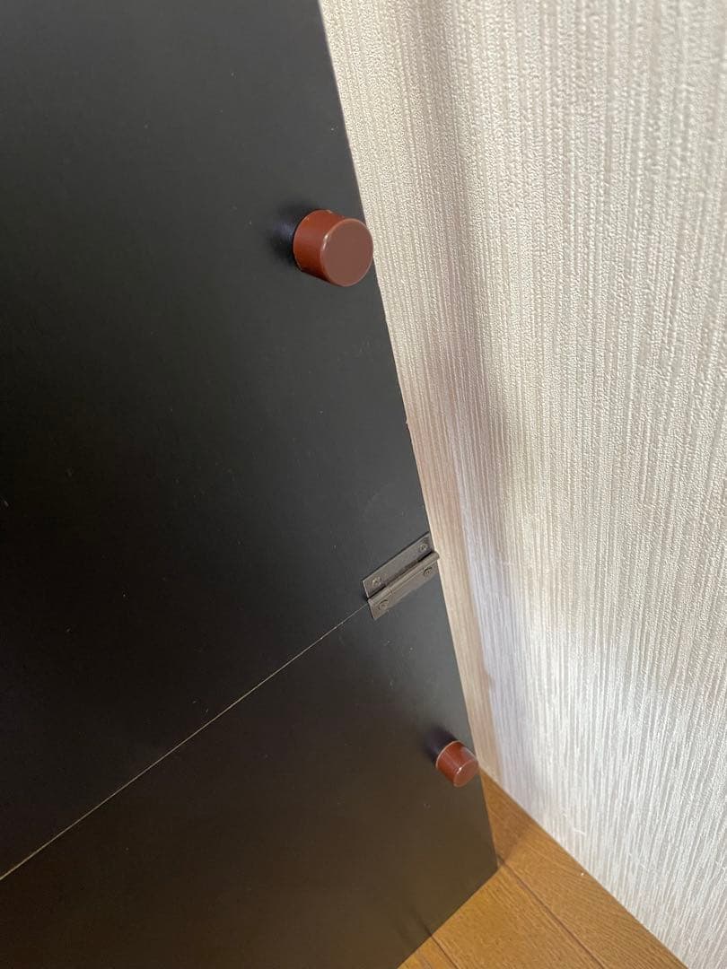 和風 3段 飾り棚 畳敷き 黒色 漆塗り風 骨董品 民芸家具　五月人形