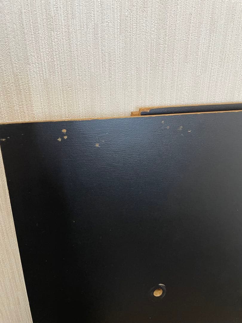 和風 3段 飾り棚 畳敷き 黒色 漆塗り風 骨董品 民芸家具　五月人形