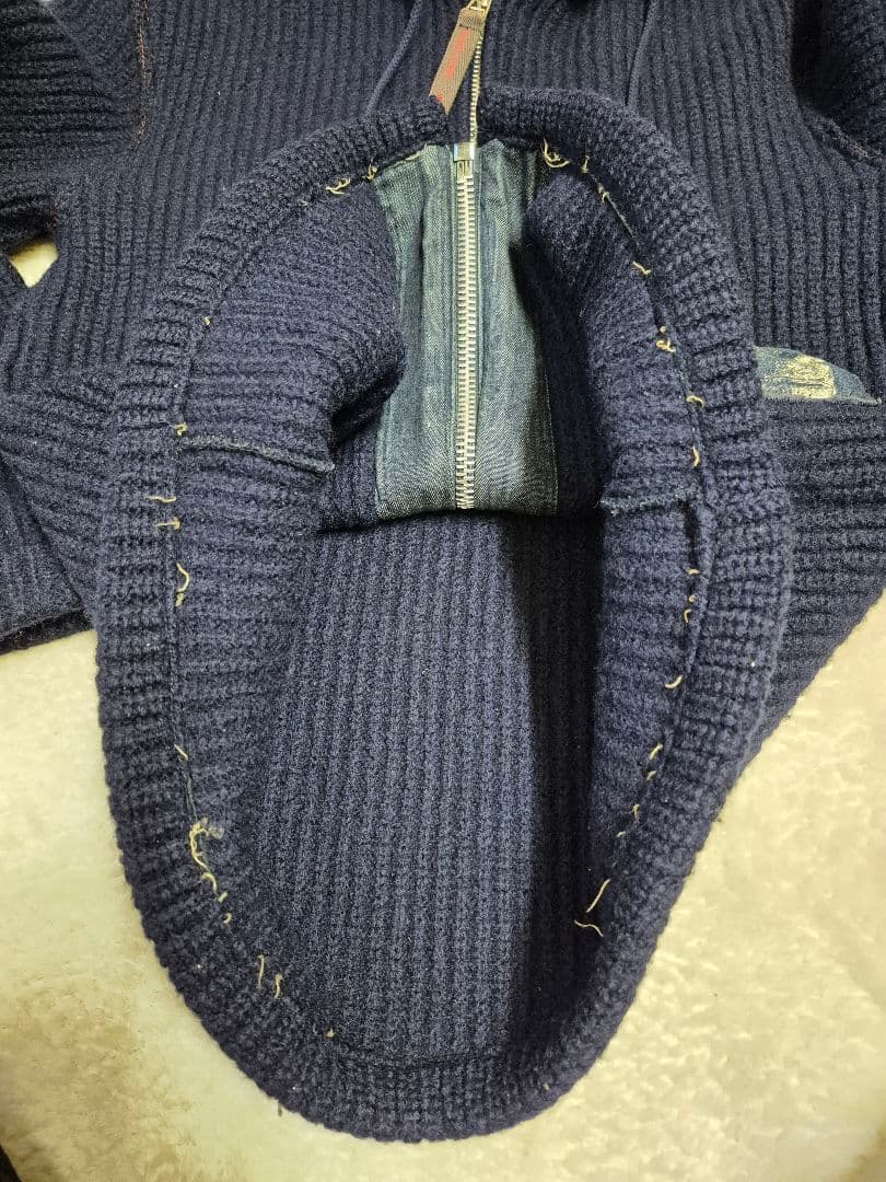 ブルーブルー圧縮ニット　キムタクボタンフライ着用　ハリウッドランチマーケット