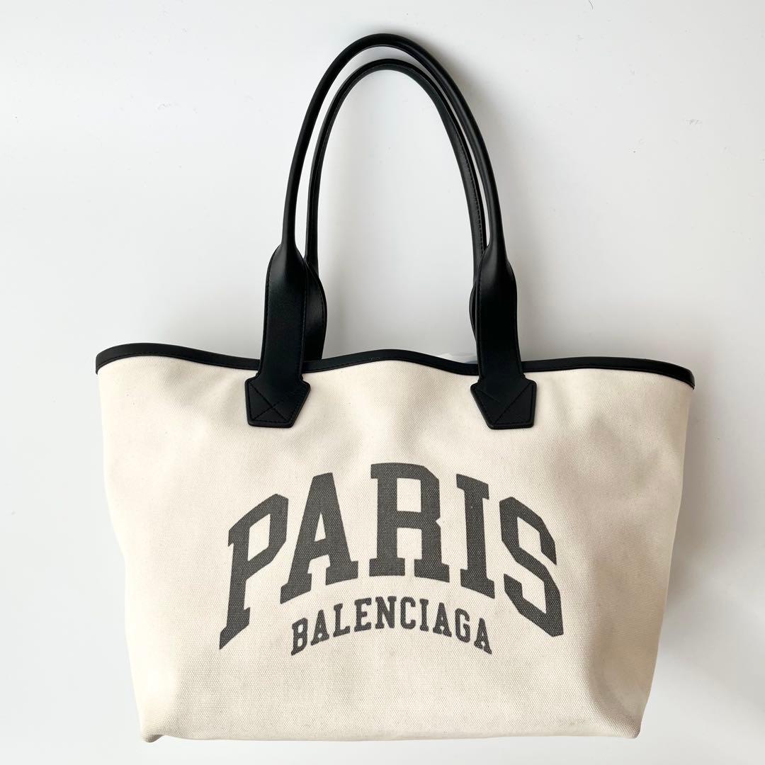 美品 バレンシアガ ジャンボ スモール トートバッグ シティーズ キャンバス