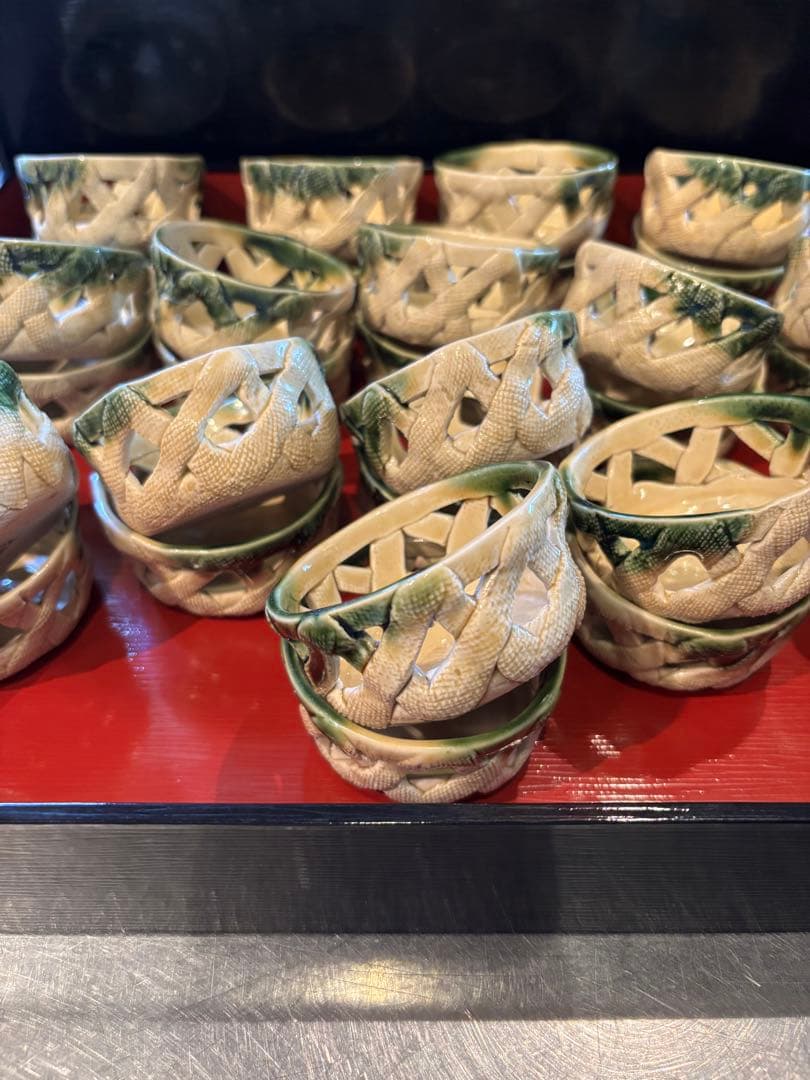 陶器製　小鉢　籠目　30個セット