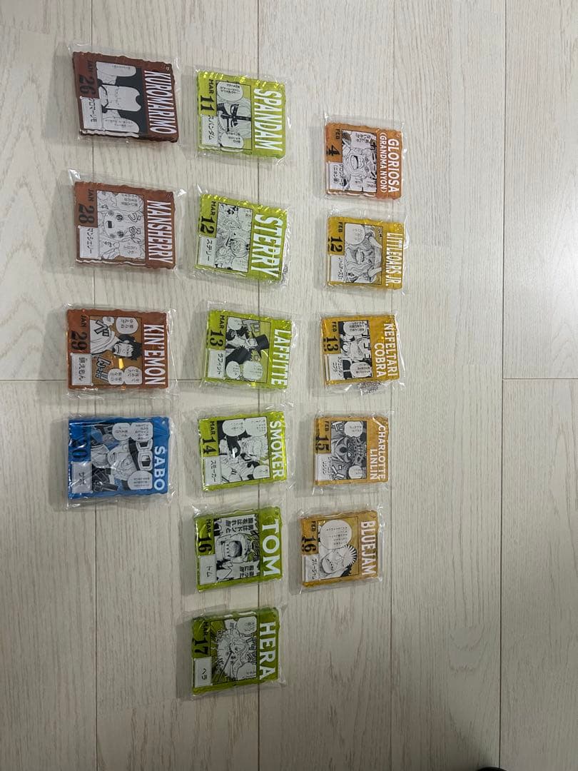ONE PIECE BASE SHOP アクリルキーホルダー 15個セット