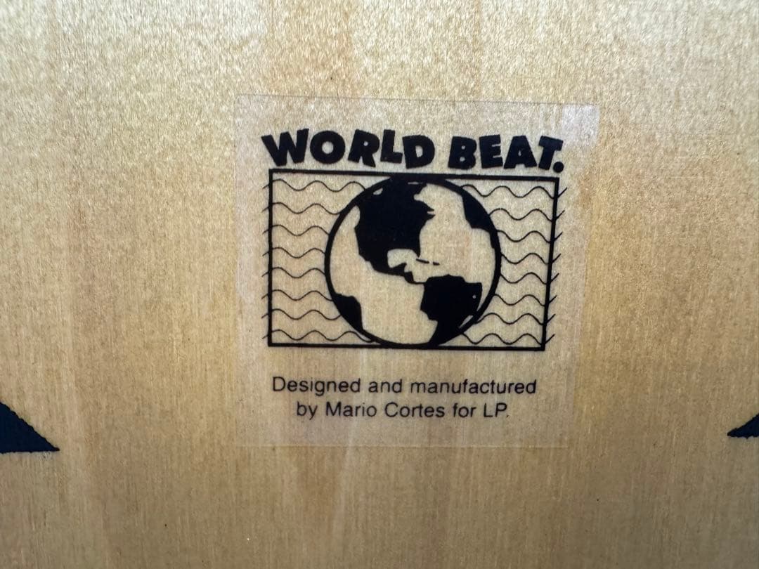 WORLD BEAT カホン Mario Cortesデザイン　LP