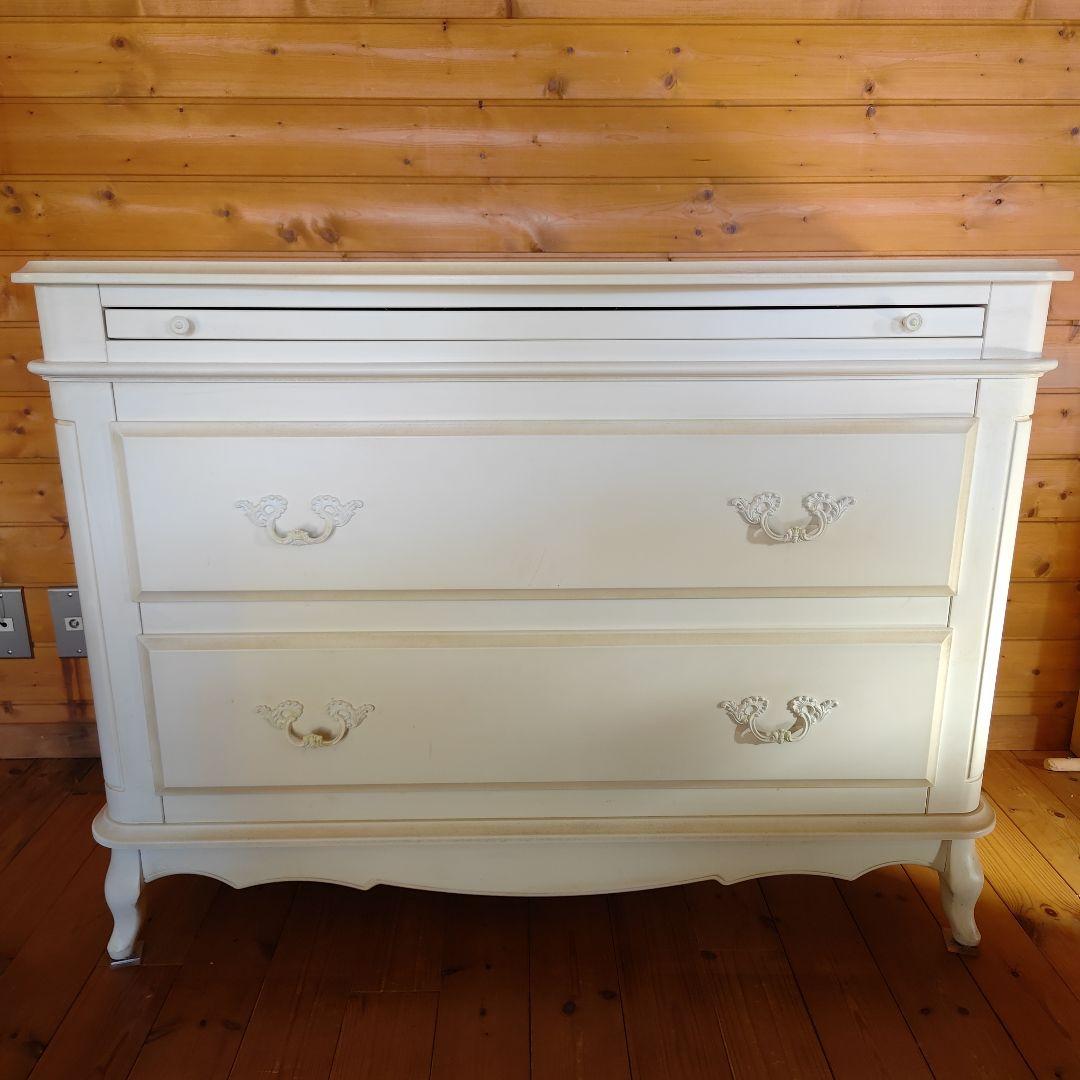 LAURA ASHLEY ローラアシュレイ 木製 大容量 2ドロアチェスト