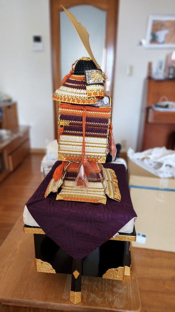 豪華 五月人形 武士の鎧 約60cm.10号。特別価格！