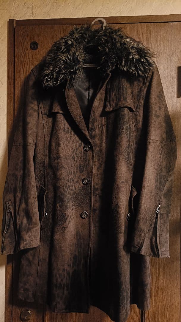 TORNADO MART トルネードマート レオパード柄 トレンチコート ファー