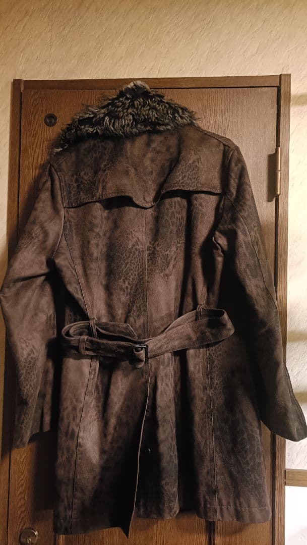 TORNADO MART トルネードマート レオパード柄 トレンチコート ファー