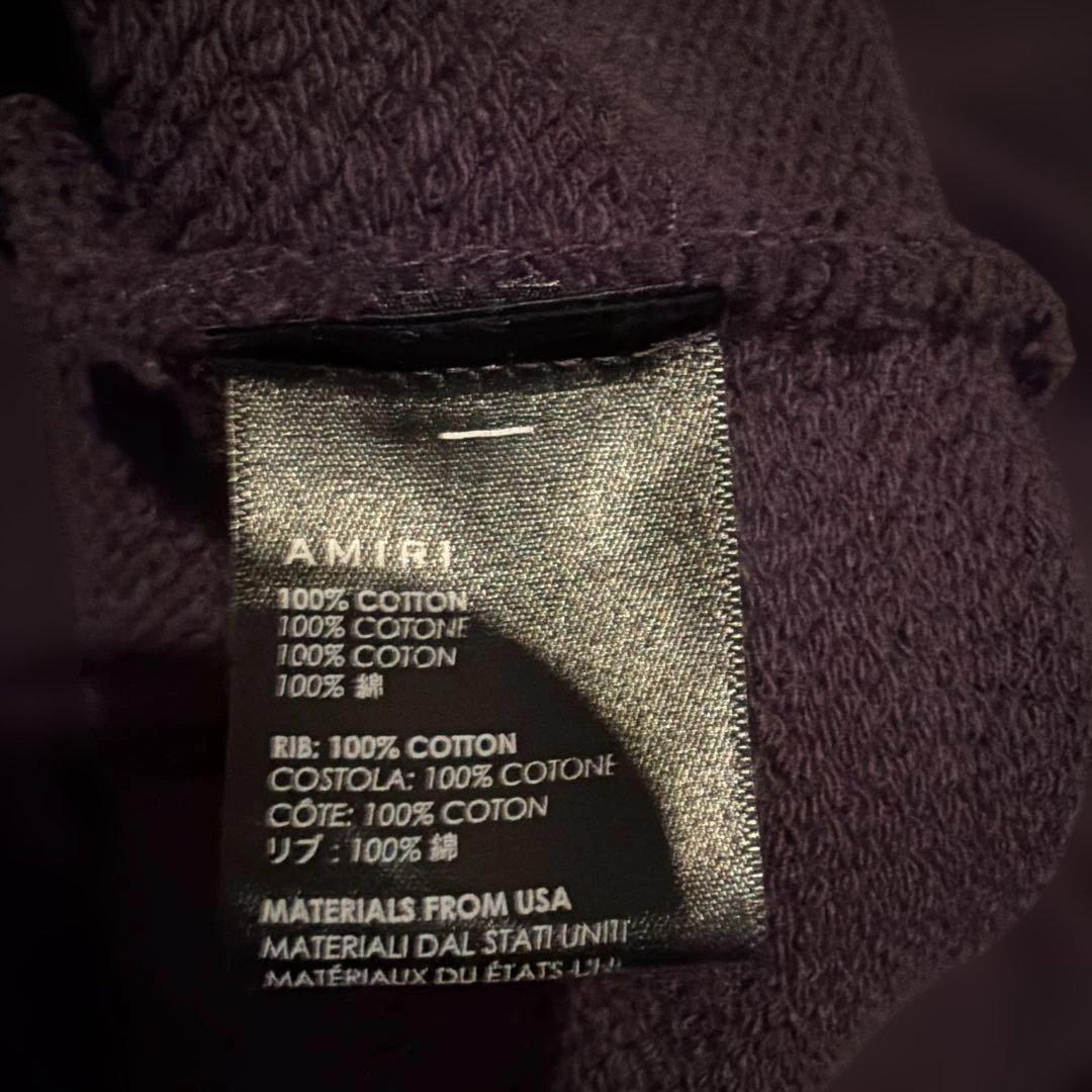 AMIRI スカルデザイン ブラックパーカー