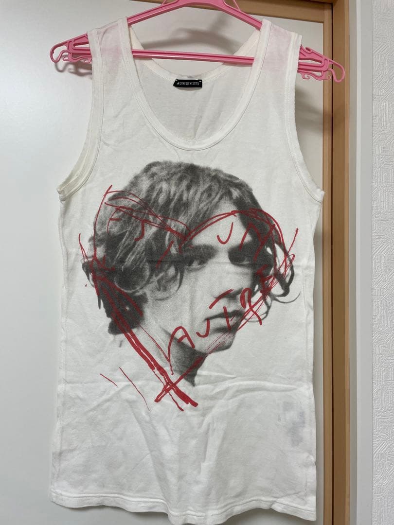 最終価格　ANN DEMEULEMEESTER ロゴプリント タンクトップ