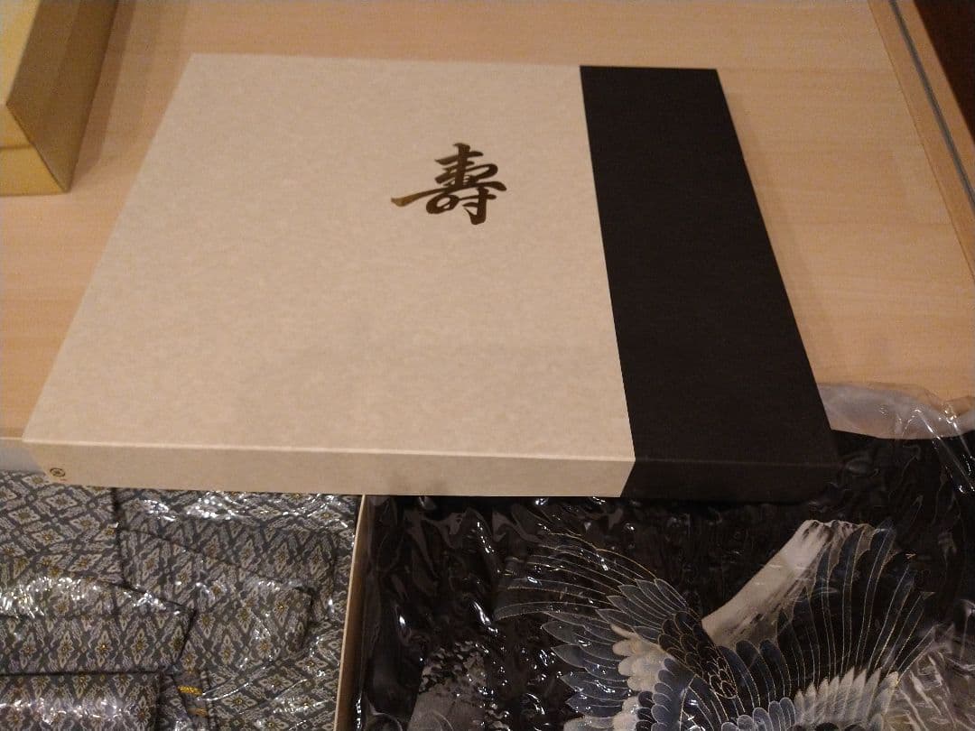 七五三 着物セット 黒地 鷹デザイン　足袋草履セット