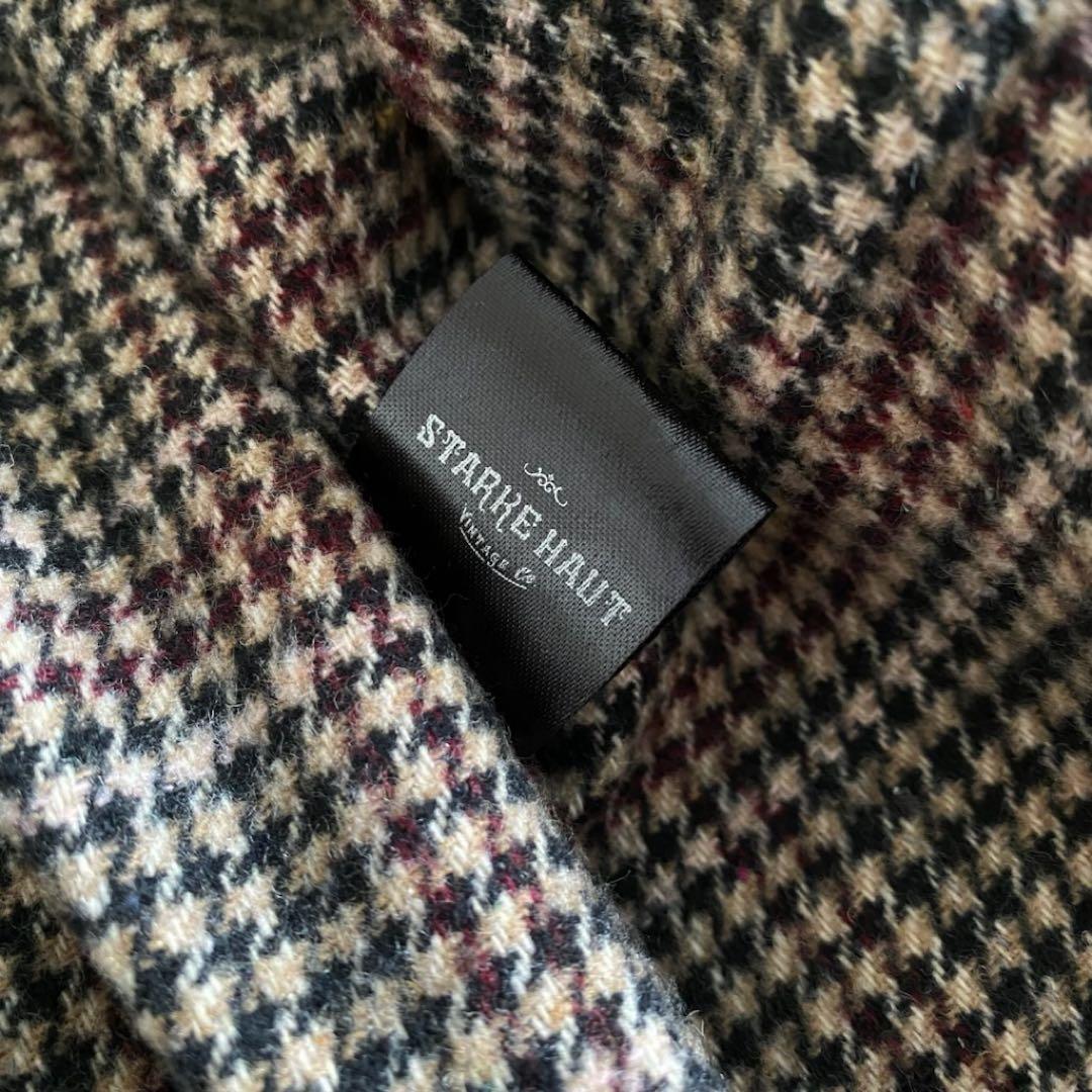 【美品】STARKE HAUT 茶芯　馬革　レザージャケット　トラッカー　L