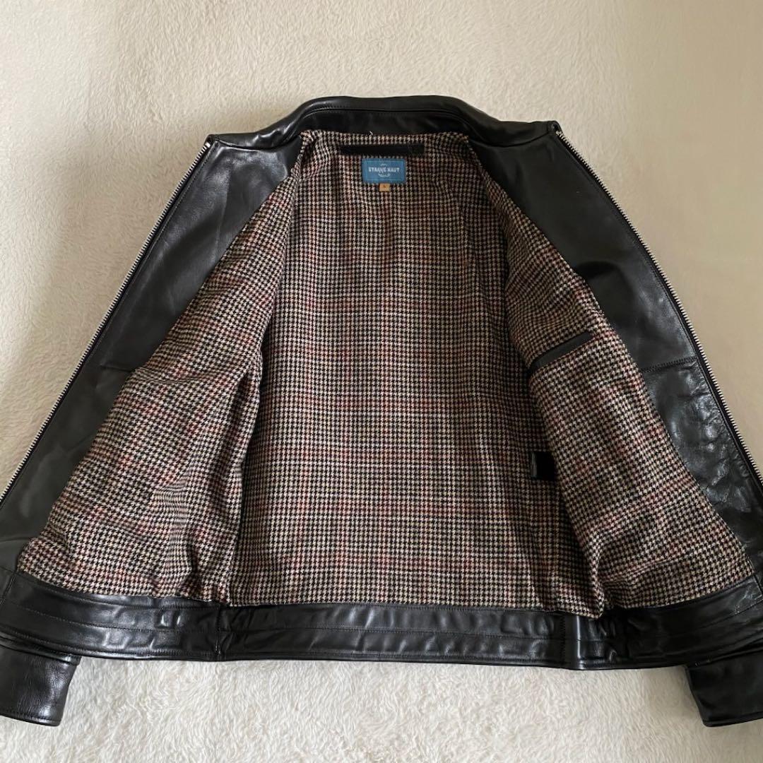 【美品】STARKE HAUT 茶芯　馬革　レザージャケット　トラッカー　L