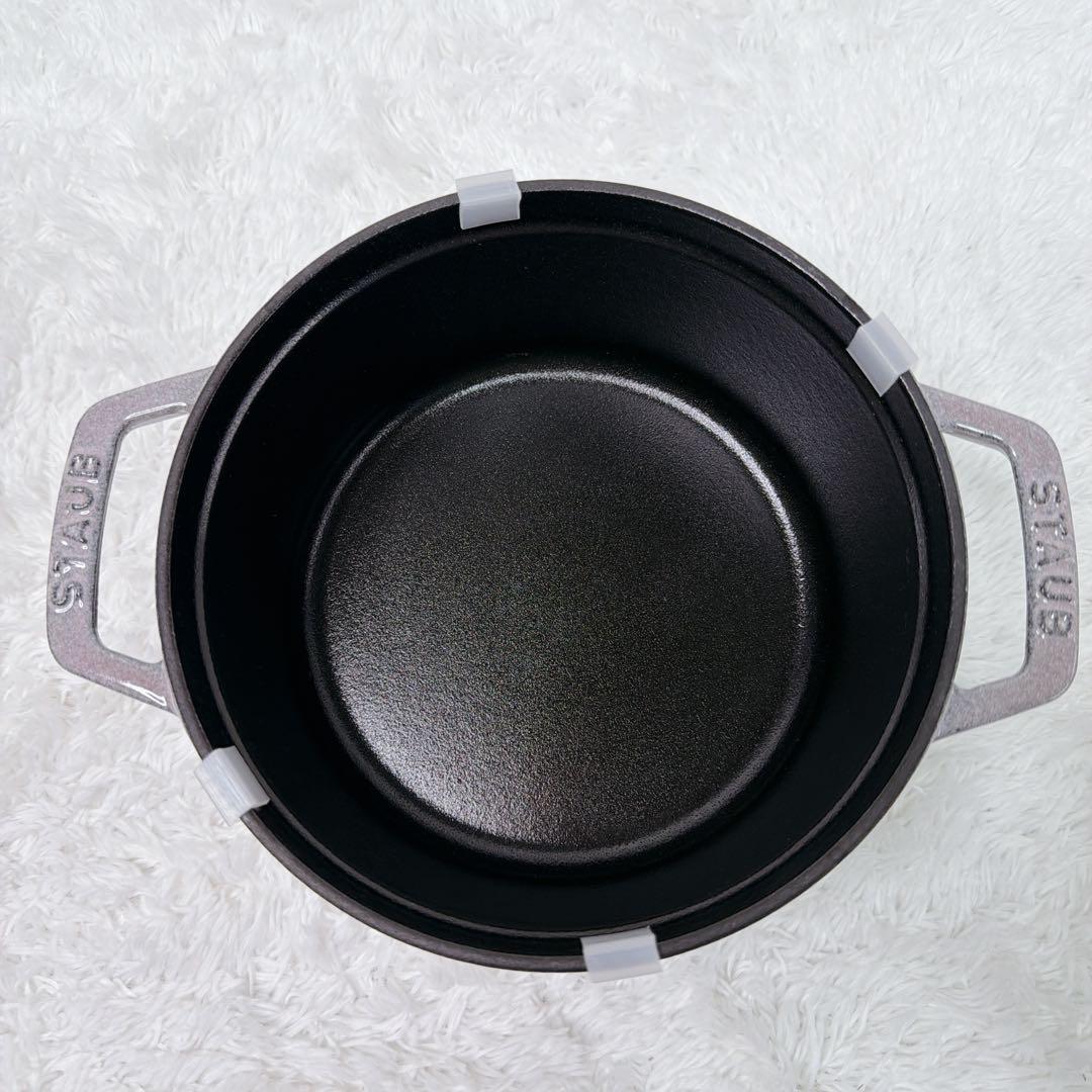 【未使用品】Staub ピコ　ココット　ラウンド　シフォンローズ　18cm 鍋
