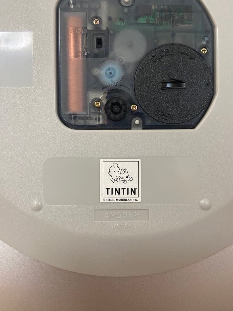 タンタン　掛け時計　TINTIN