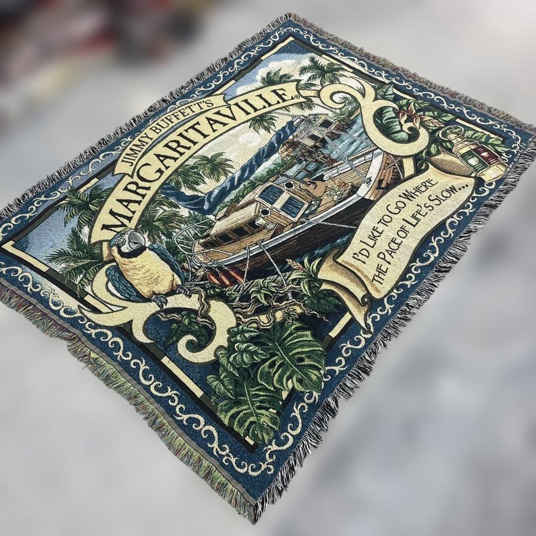 ジャングル　マルチカバー　ソファカバー　ヴィンテージラグ　132x175