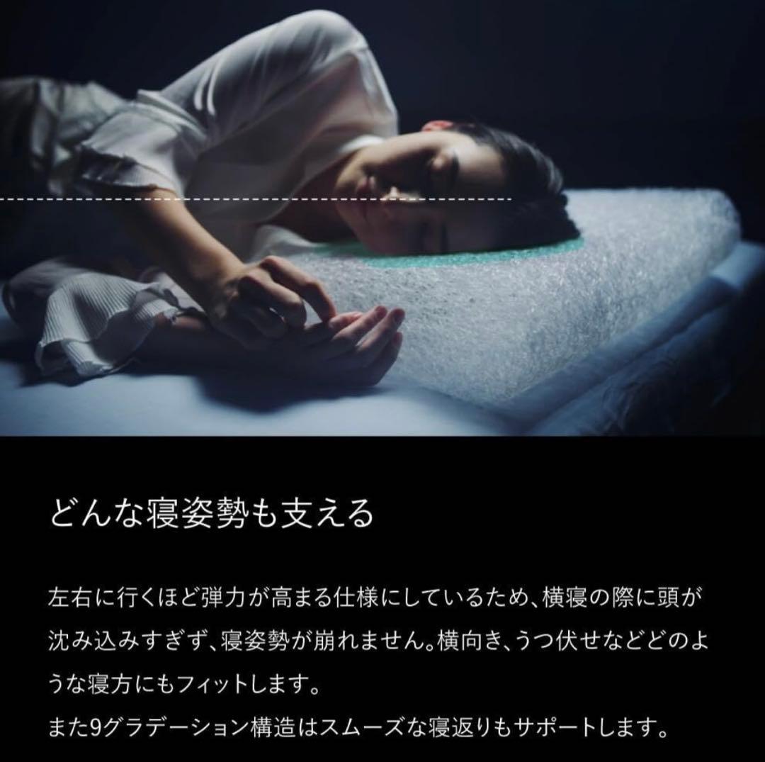 BRAIN SLEEP 枕 収納バッグ付き　Highタイプ
