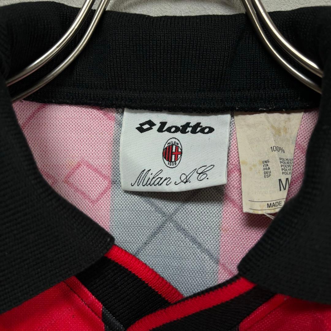 長袖 ACミラン Lotto ロット オペル OPEL ユニフォームゲームシャツ