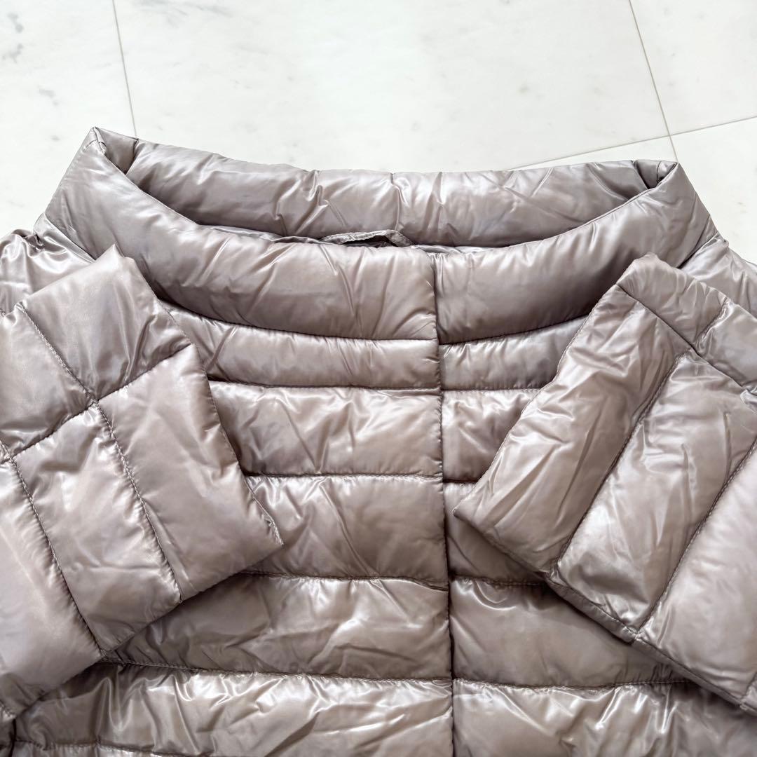 【美品】HERNO ヘルノ ダウン ライトダウン 手洗い 軽量 フレアスリーブ