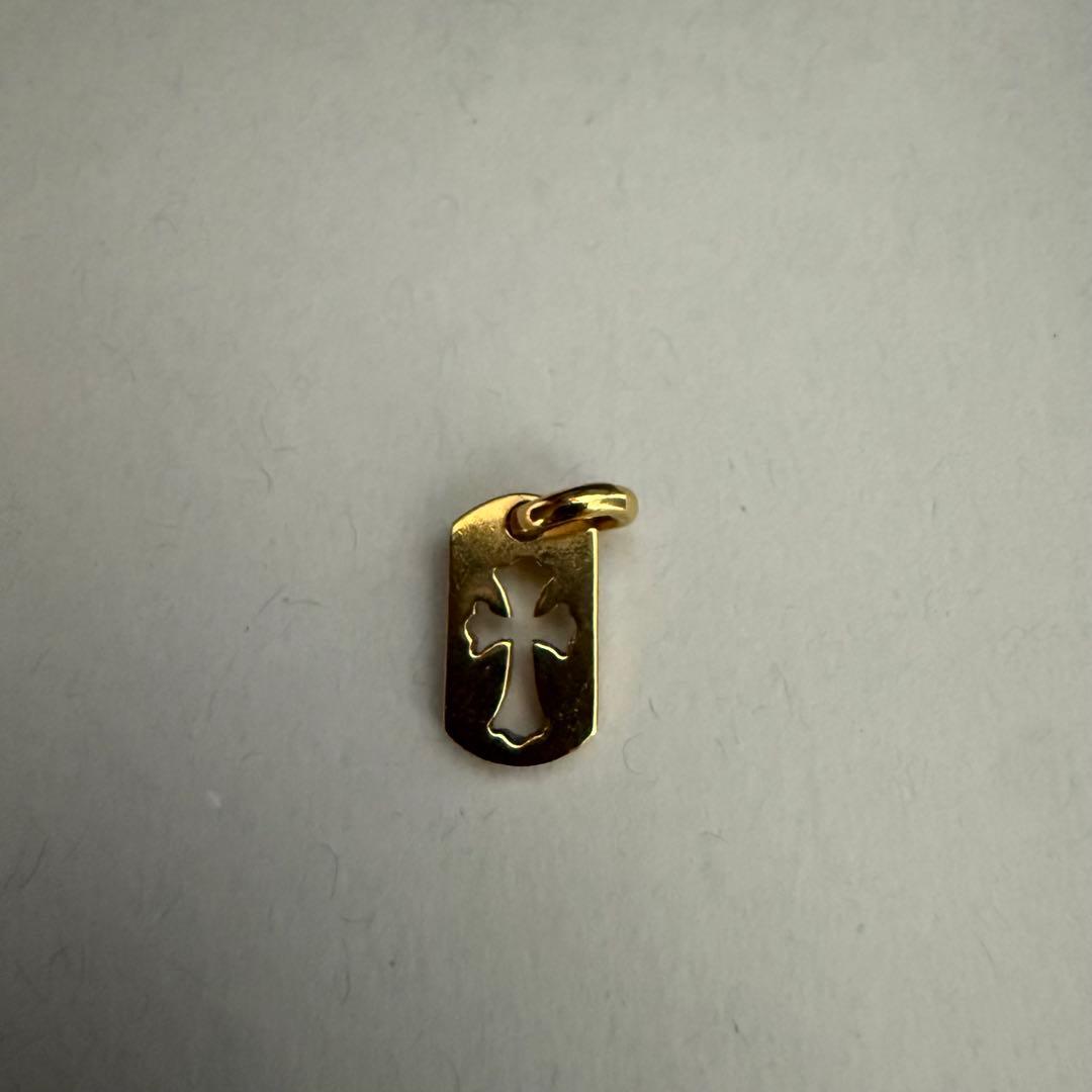 Chrome Hearts 22k ドッグタグ ゴールド