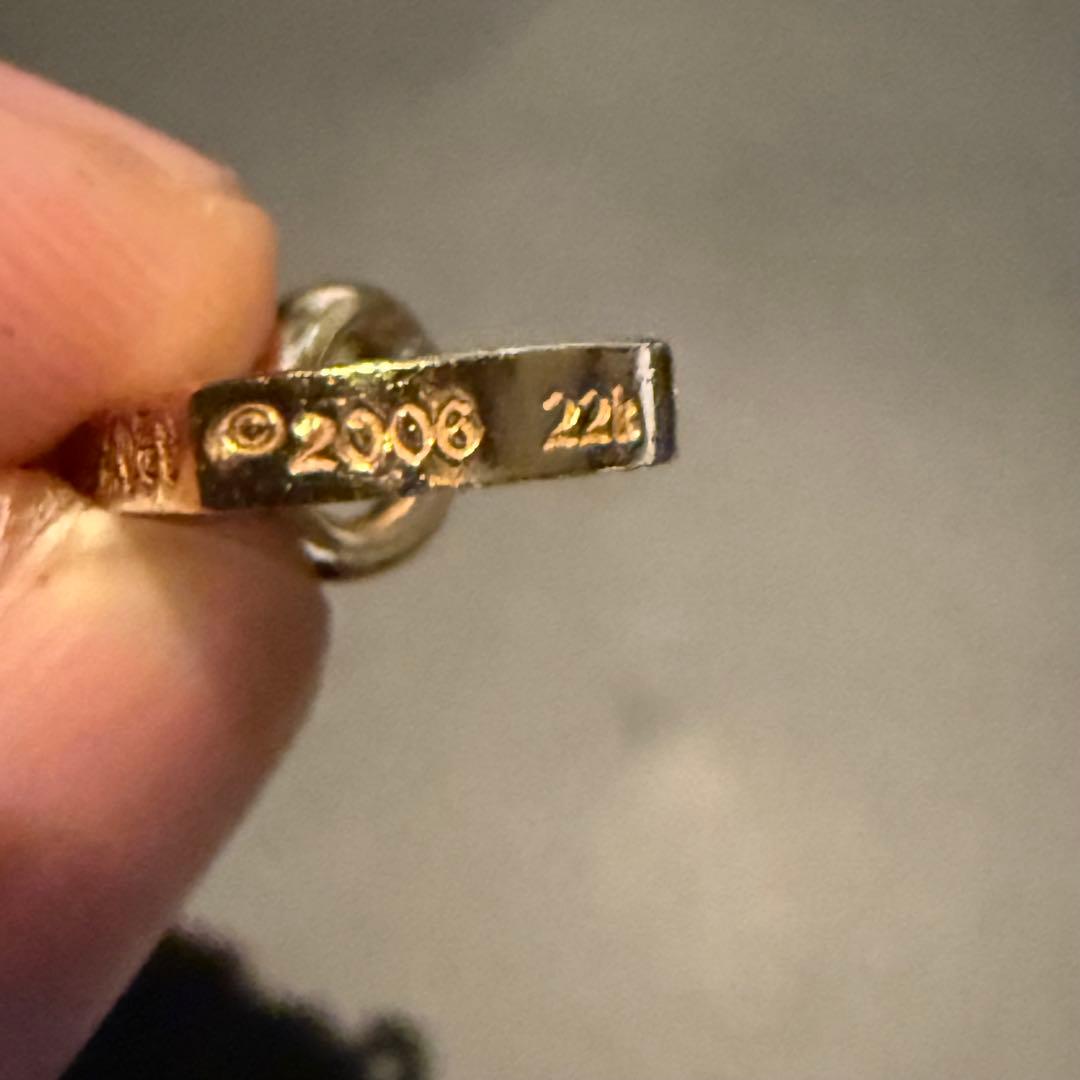 Chrome Hearts 22k ドッグタグ ゴールド