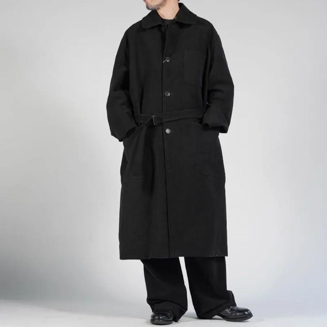 25aw comoli 新品 モールスキンミリタリーコート 3