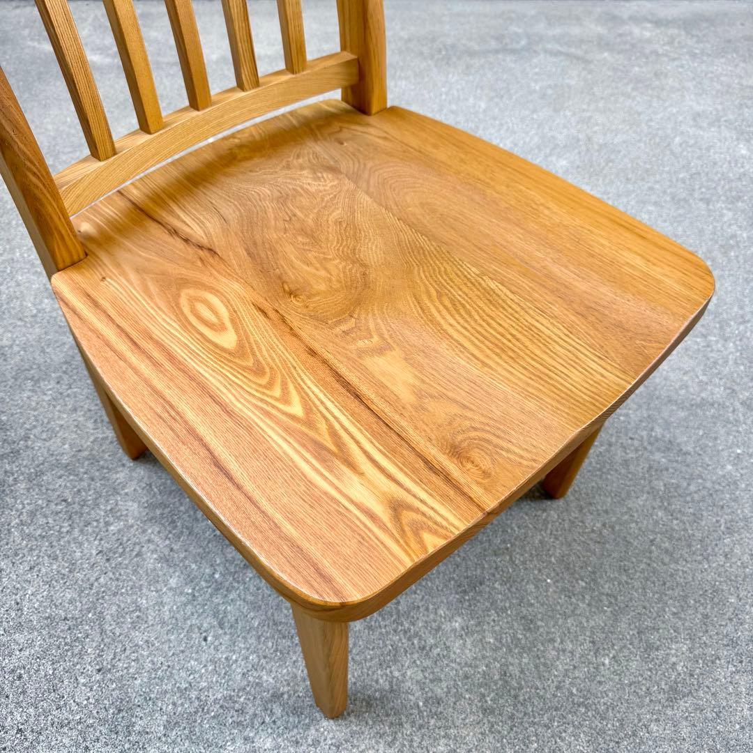 北欧調 オーク 無垢 ダイニングチェア ウインザー 北欧 アームレス ボウバック