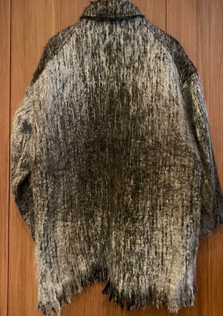 THROW / スロー 別注 ウールモヘア シャギーコート
