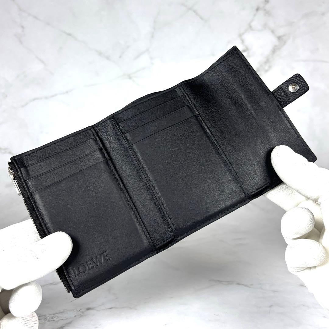LOEWE ロエベ 三つ折り財布 バーティカルウォレット 財布