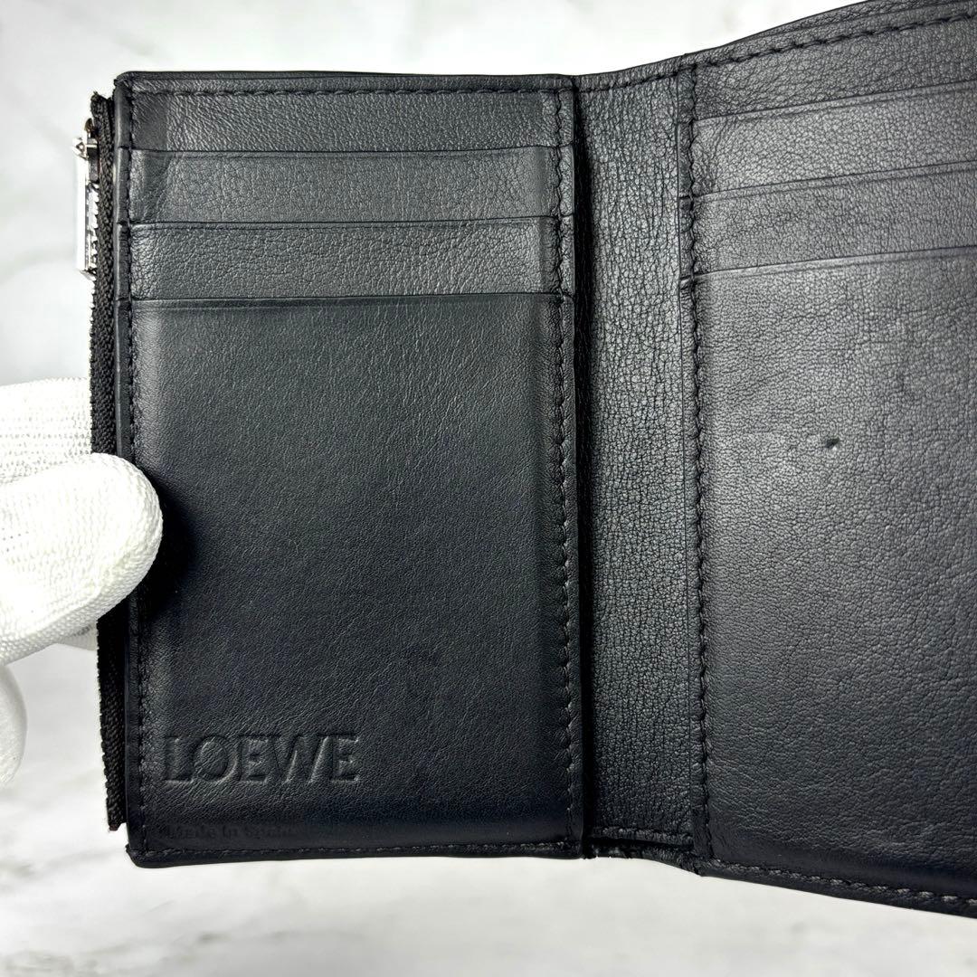 LOEWE ロエベ 三つ折り財布 バーティカルウォレット 財布