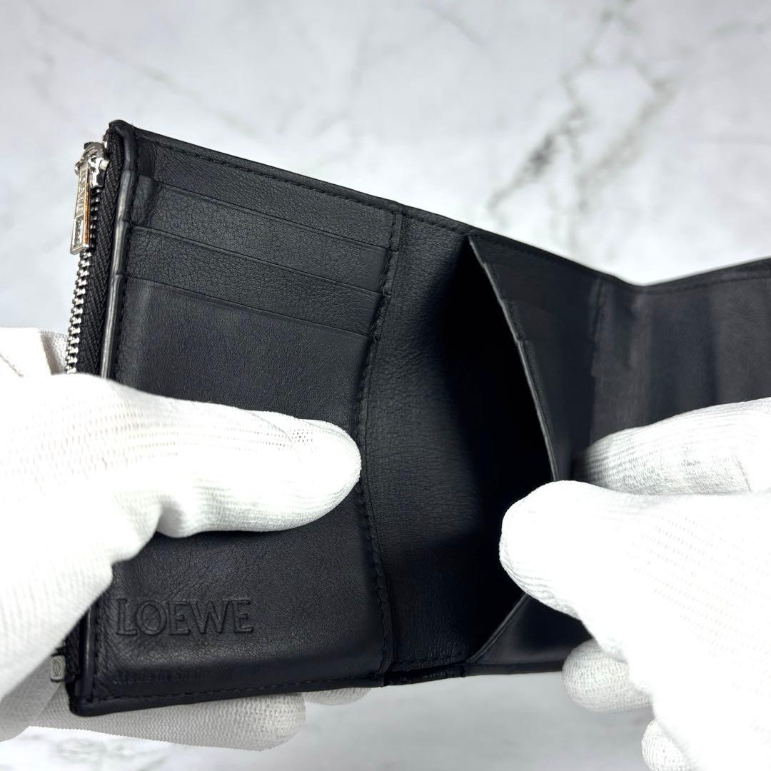 LOEWE ロエベ 三つ折り財布 バーティカルウォレット 財布