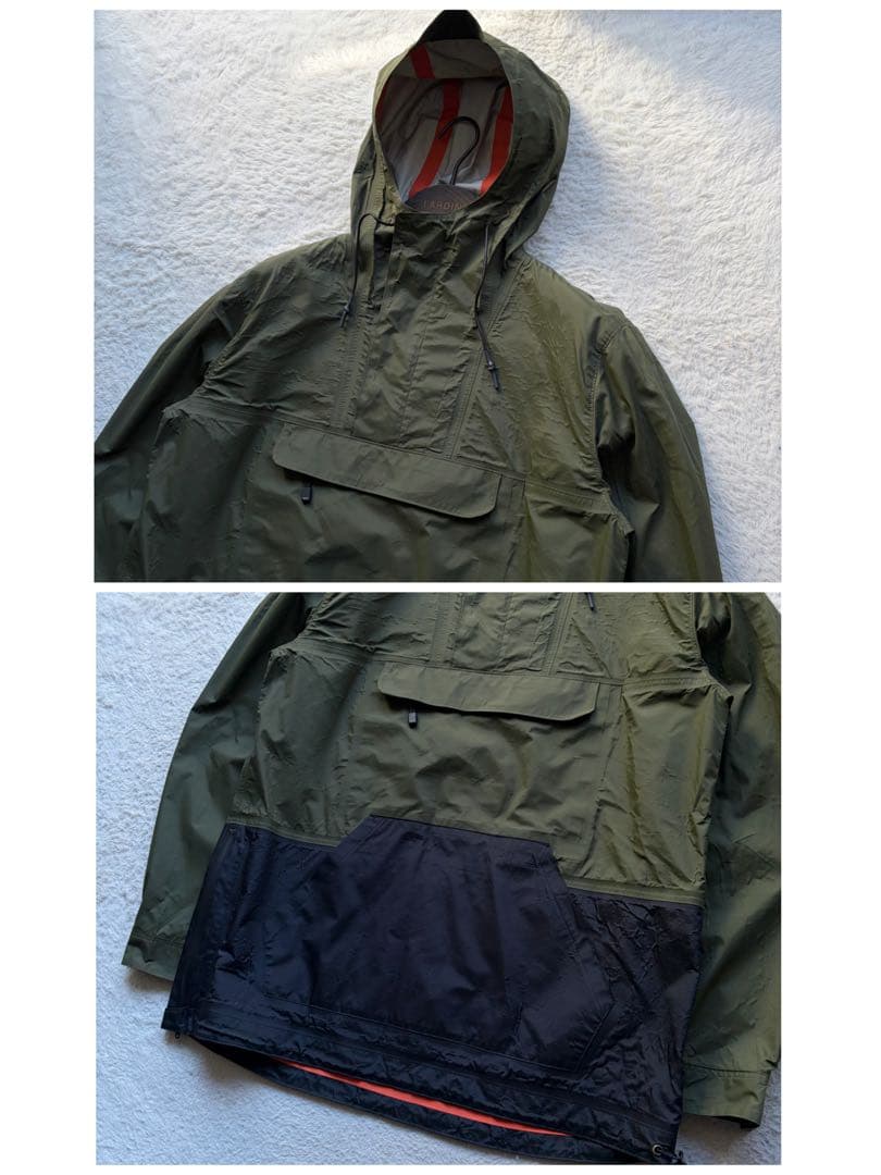 コムデギャルソンオム アノラックパーカー ナイロン カーキ L AD2017