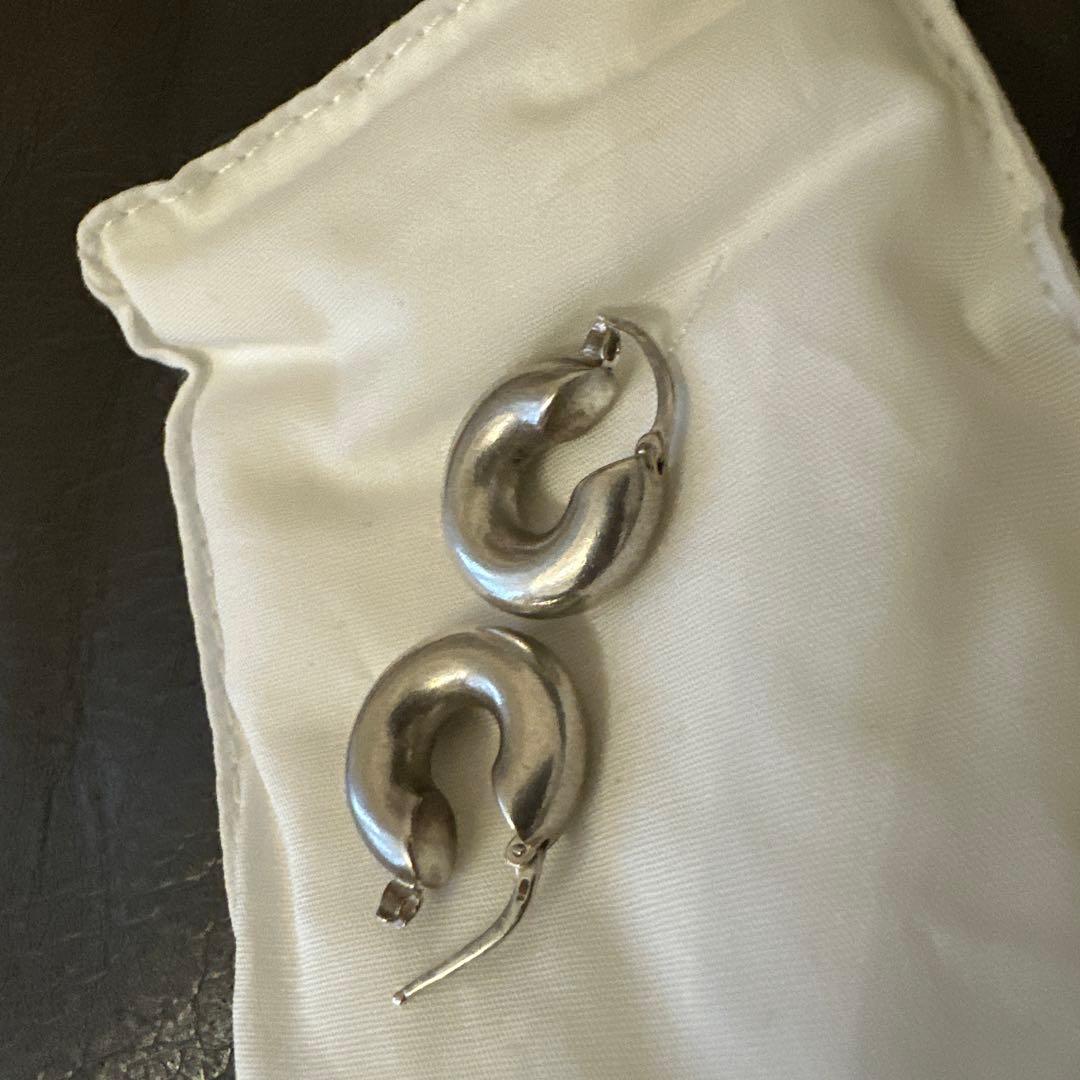 JIL SANDER ジルサンダー フープピアス チャンキー シルバー925