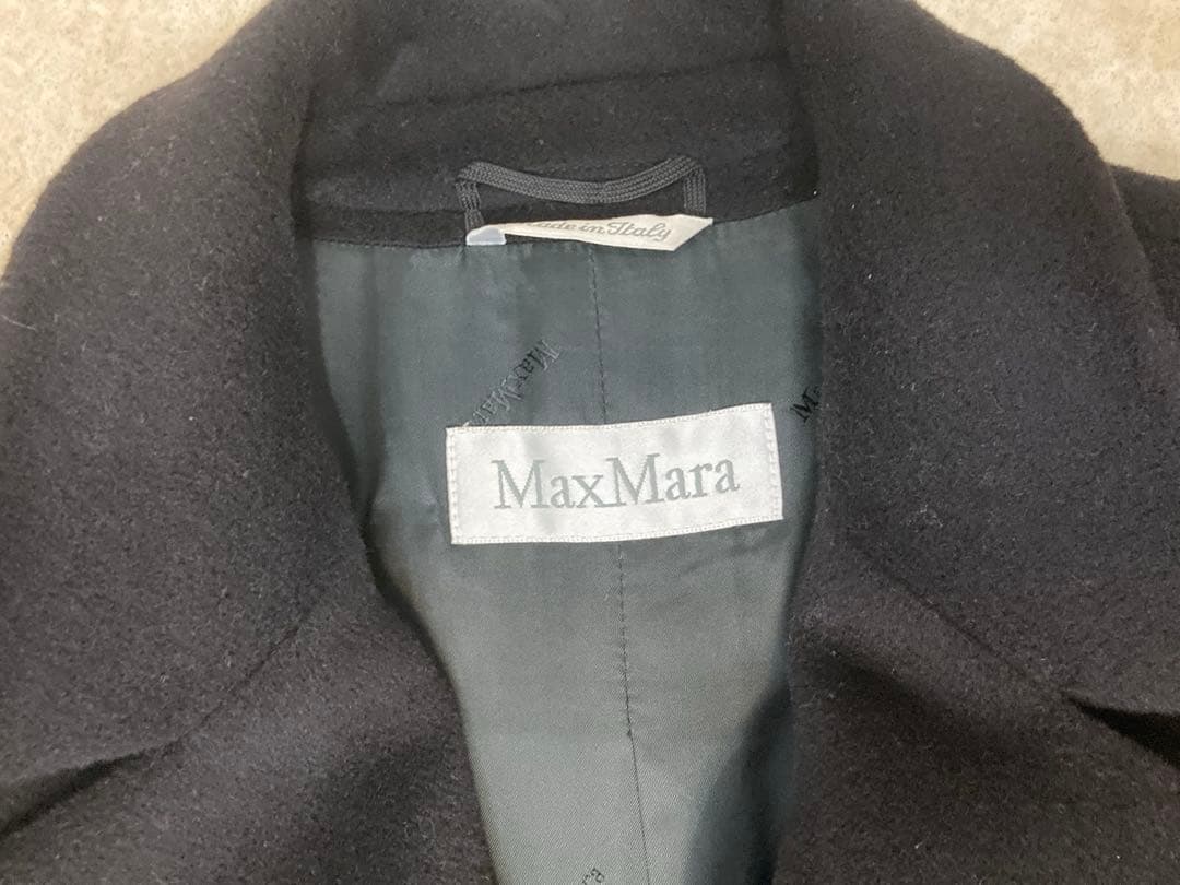 Max Mara ブラック ロングコート サイズ40
