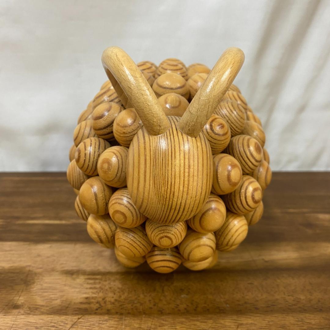 Aarikka アーリッカ 羊のオブジェ 木製