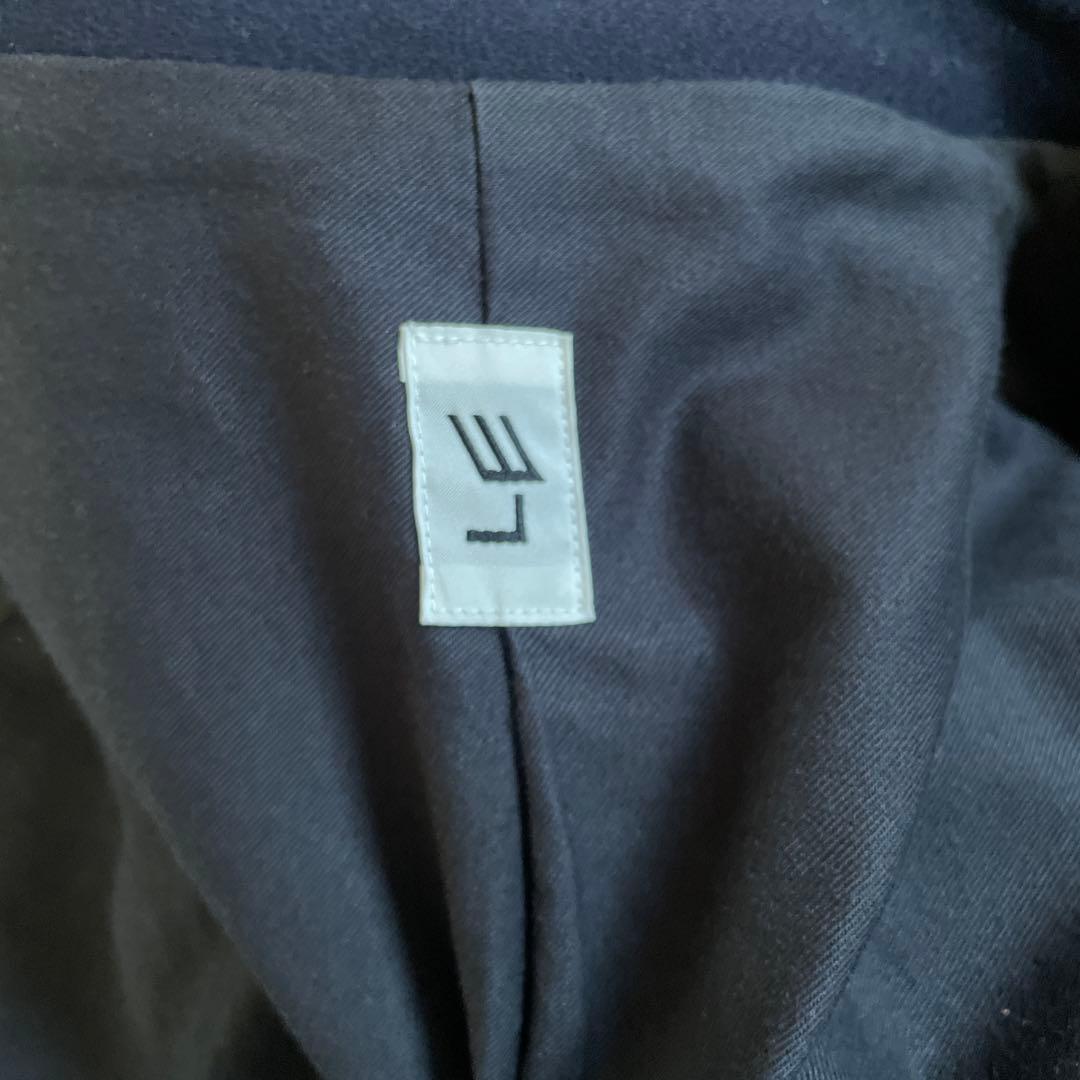 LE ネイビー ステンカラーコート