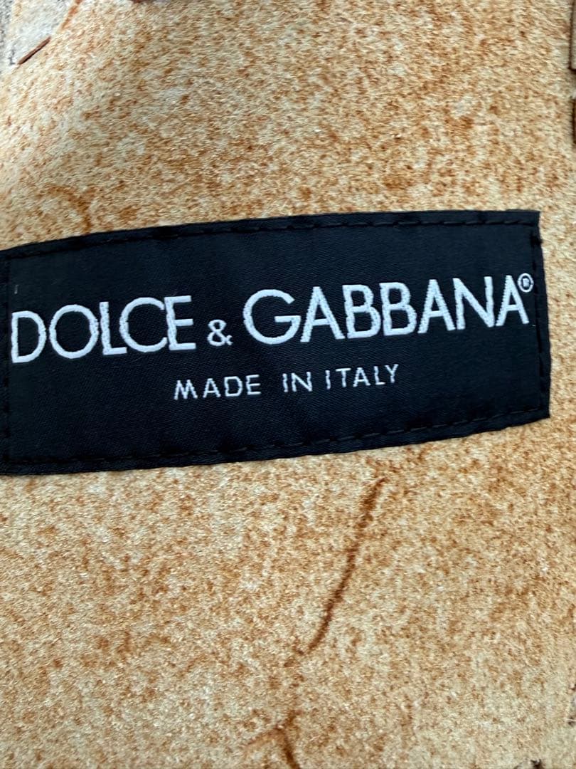 ドルチェ&ガッバーナ デザインレザージャケット